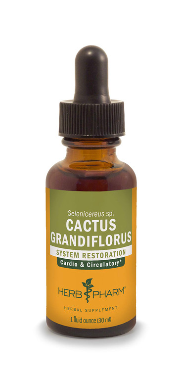 Herb Pharm Cactus Grandiflorus Liquid Extract for Cardiovascular Circulatory Support - 1 Ounce
