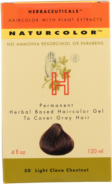 naturcolor Haircolor - Light Clove Hair Dye, 4 Fl Oz (5D)