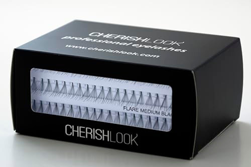Cherishlook Professional 10packs Eyelashes - Flare Medium Black
