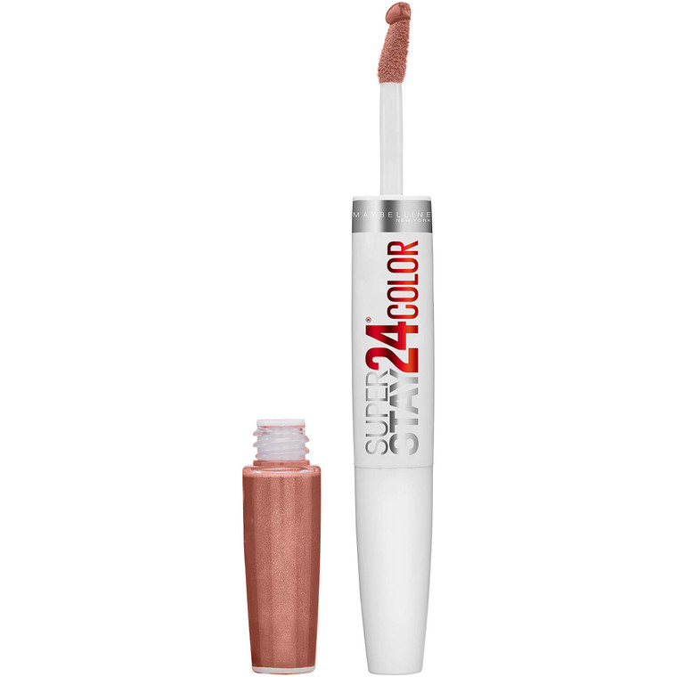 Maybelline New York Superstay 24, 2-step Lipcolor, More and More Mocha 141