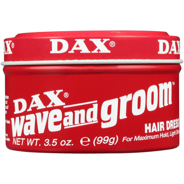 Dax Wave & Groom Hair Dress 3.5 Ounce Jar (103ml) (3 Pack)