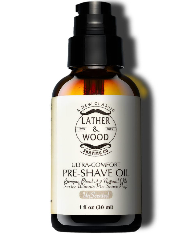 Best Pre-Shave Oil, Unscented, Premium Shaving Oil for Effortless Smooth Irritation-free Shave. 1 Oz