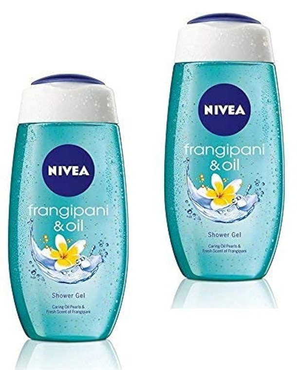 Nivea Frangipani And Oil Shower Gel - 250ml (Pack Of 2)