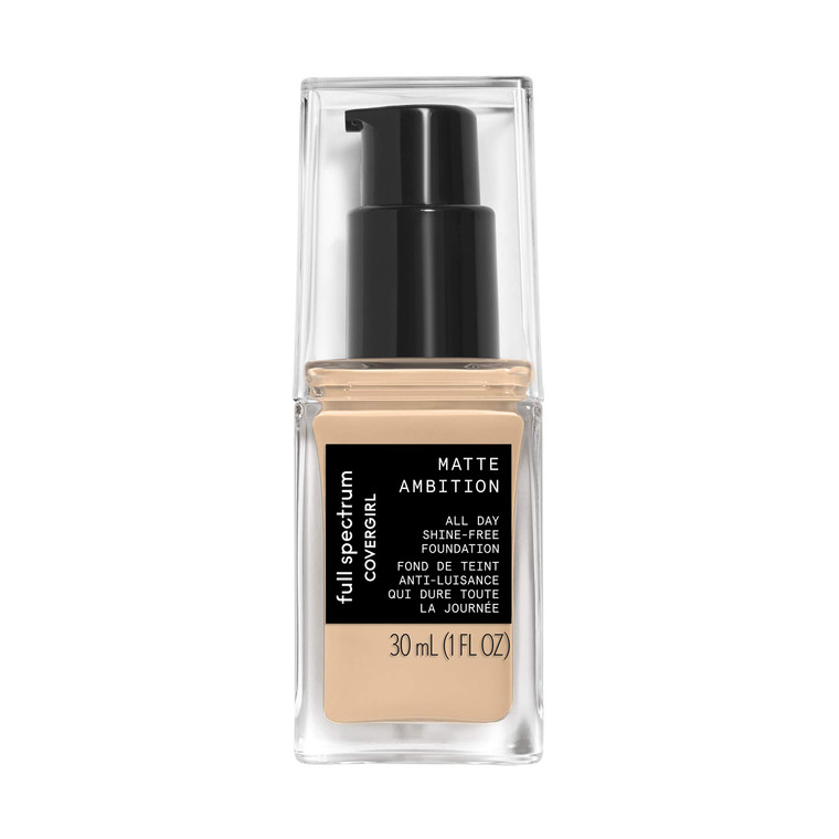COVERGIRL Matte Ambition, All Day Foundation, Light Cool, 1.01 Ounce