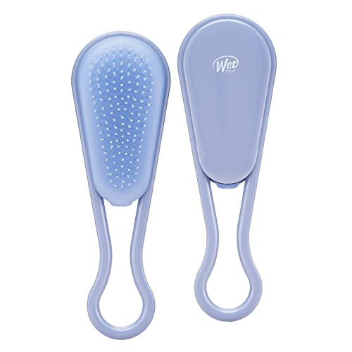Wet Brush Pure and Clean Detangling Brush, Blue - All Hair Types - Ultra-Soft IntelliFlex Detangler Bristles Glide Through Tangles with Ease - Pain-F