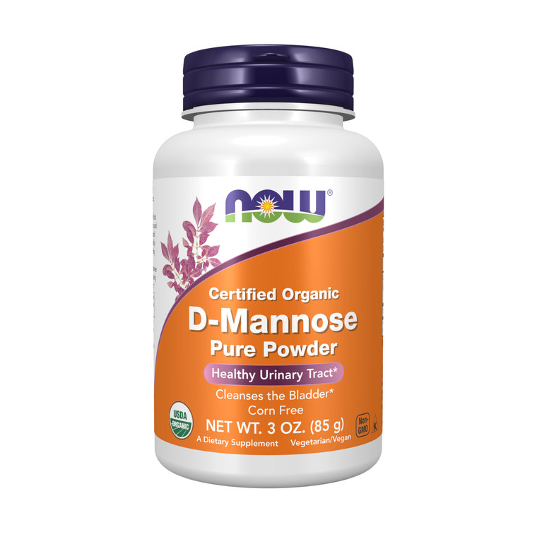NOW Foods Supplements, D-Mannose Powder for Immune Support, Non-GMO Project Verified, Healthy Urinary Tract*, 3-Ounce