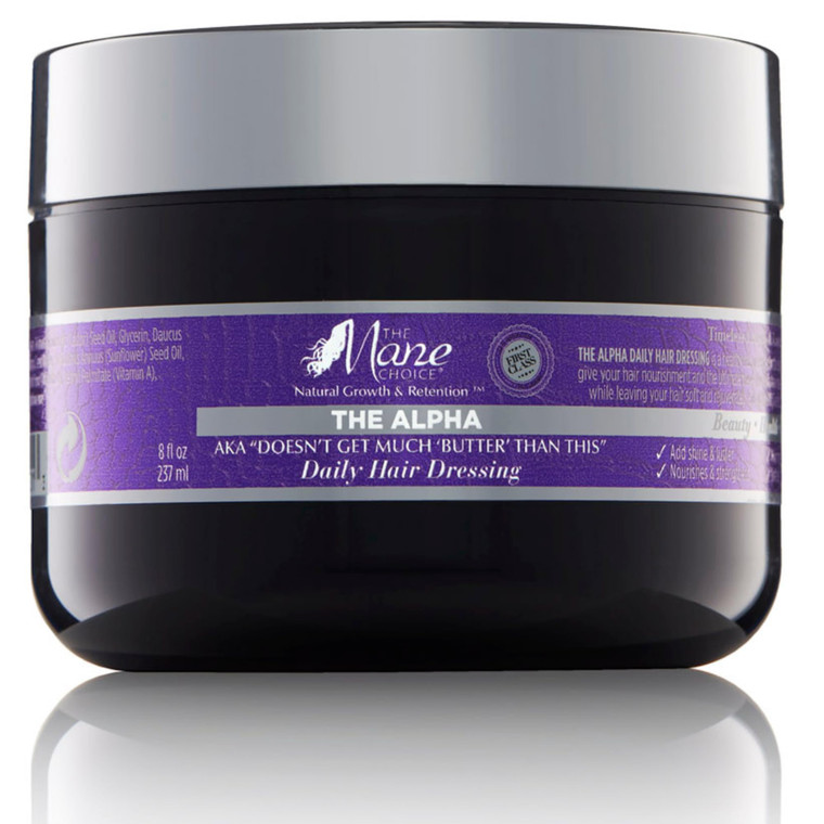 The Mane Choice The Alpha Doesn't Get Much "Butter" Than This Nourishing, Moisturizing Daily Hair Dressing, Supports Natural Hair Growth & Retention,