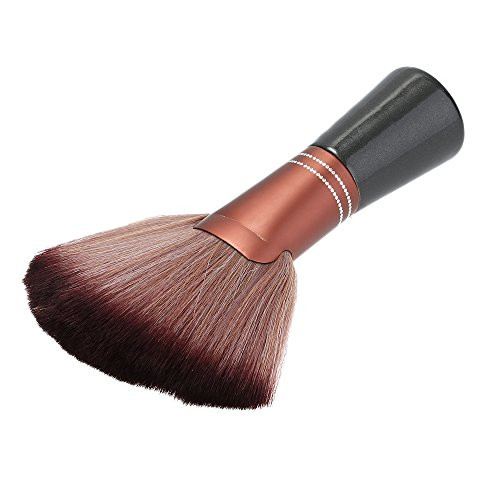 Anself Hair Cutting Neck Duster Brush Professional Barber Badger Brush with Wood Handle