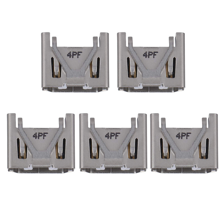 5Pcs Game Console Socket, HDMI Socket Port Interface Connector Replacement Parts for PS4 Slim/PRO, Accurate and Precise