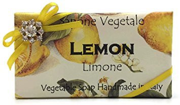 Great Gift Idea Sapone Vegetable Soap, Lemon, Limone 300g- 10.5 oz