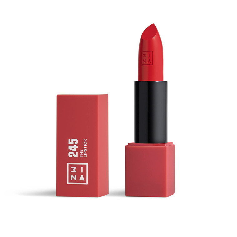 3INA The Lipstick - Moisturizing Lipstick for Women - Semi-Matte Satin Finish with 5-Hour Long Wear - Highly Pigmented and Comfortable - 245-0.16 oz