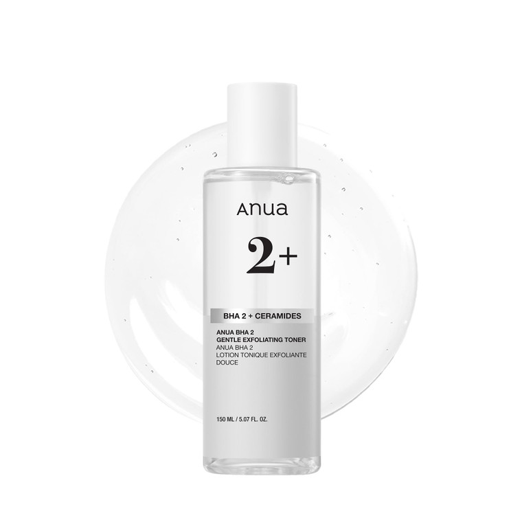 ANUA BHA 2% Gentle Exfoliating Toner, Mild Facial Exfoliant, Salicylic Acid for Pores and Sebum, Teatree Extract, Hyaluronic Acid, Ceramides (150ml /