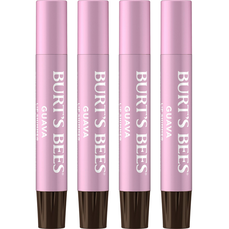 Burt's Bees Shimmer Lip Tint Set, Tinted Lip Balm Stick, Moisturizing for All Day Hydration with Natural Origin Glowy Pigmented Finish & Buildable Co