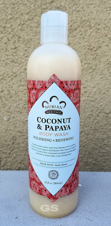Nubian Heritage Body Wash (Coconut & Papaya)