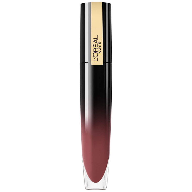 L'Oreal Paris Brilliant Signature Shiny Lip Stain Lipstick, Be Outstanding 0.21 Fl Oz.
