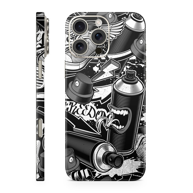 Phone Skin Compatible with Apple iPhone 16 Pro Max - Mono Hip Hop - Premium 3M Vinyl Protective Wrap Decal Cover - Easy to Apply | Crafted in The USA