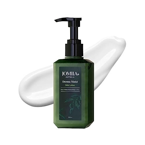 Jomila Derma Moist Skin Lotion, Non-Greasy Moisturizer for Dry Skin, Ideal for All Skin Types, Enriched with Uplifting and Nourishing Essential Oils