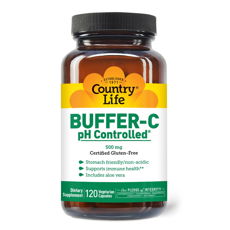 Country Life Buffer-C 500 mg (veg Caps), 120-Count