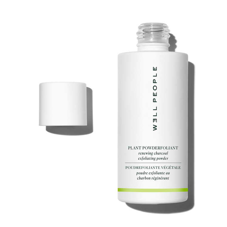 Well People Plant Powderfoliant Renewing Charcoal Exfoliating Powder, Exfoliant For Brightening & Softening Your Complexion, Vegan & Cruelty-free
