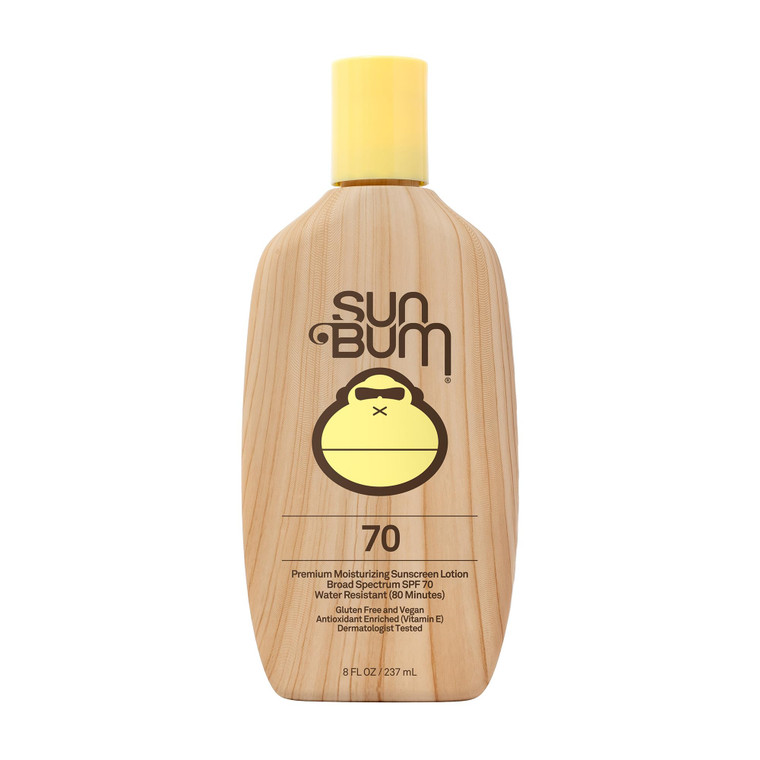 Sun Bum Original SPF 70 Sunscreen Body Lotion - Broad Spectrum Moisturizing Sunscreen with Vitamin E - Hawaii 104 Act Compliant (Made without Octinox