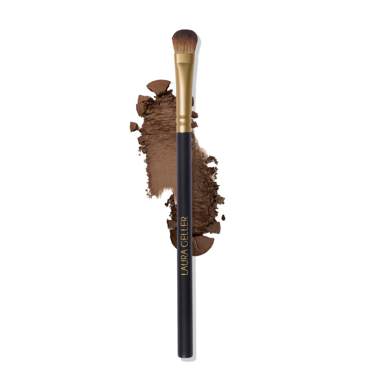 LAURA GELLER NEW YORK All-Over Eye Shadow Brush, Black Wooden Handle
