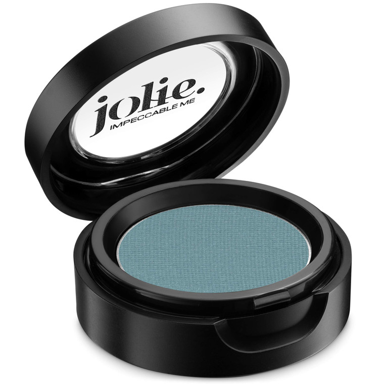 Jolie Cosmetics Powder Pressed Matte Eyeshadows - Cruelty Free, Vegan, Single Pan Eyeshadow 1.48g Vibrant Colors (Aquamarine)