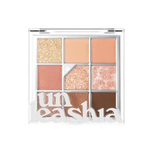 UNLEASHIA Glitterpedia Eye Palette NO.3 All of Coralpink