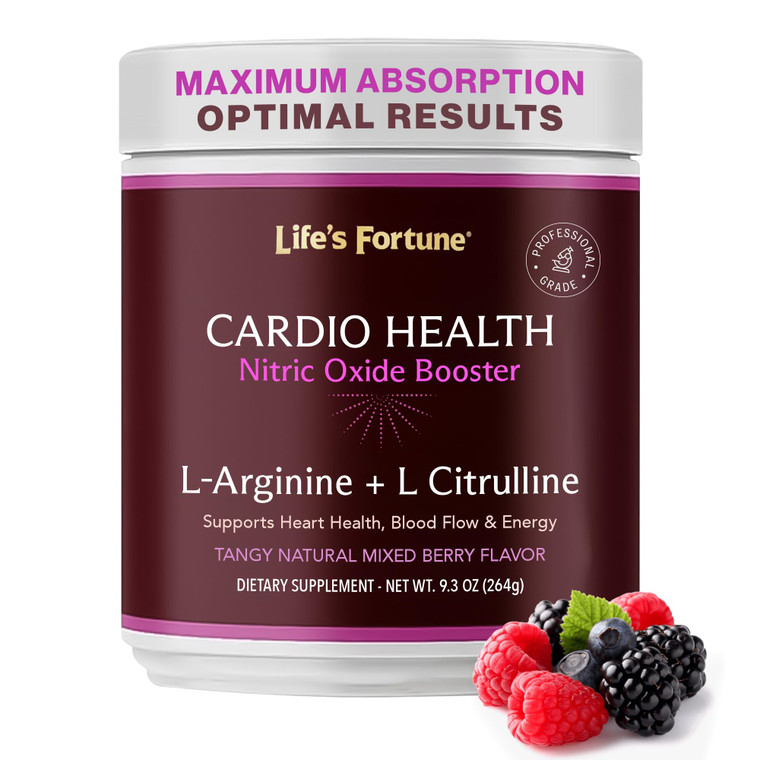 Life's Fortune 5000mg L- Arginine Supplement Powder & 1000mg L-Citrulline, High Potency Nitric Oxide Health Booster, Endurance, Workout Performance,
