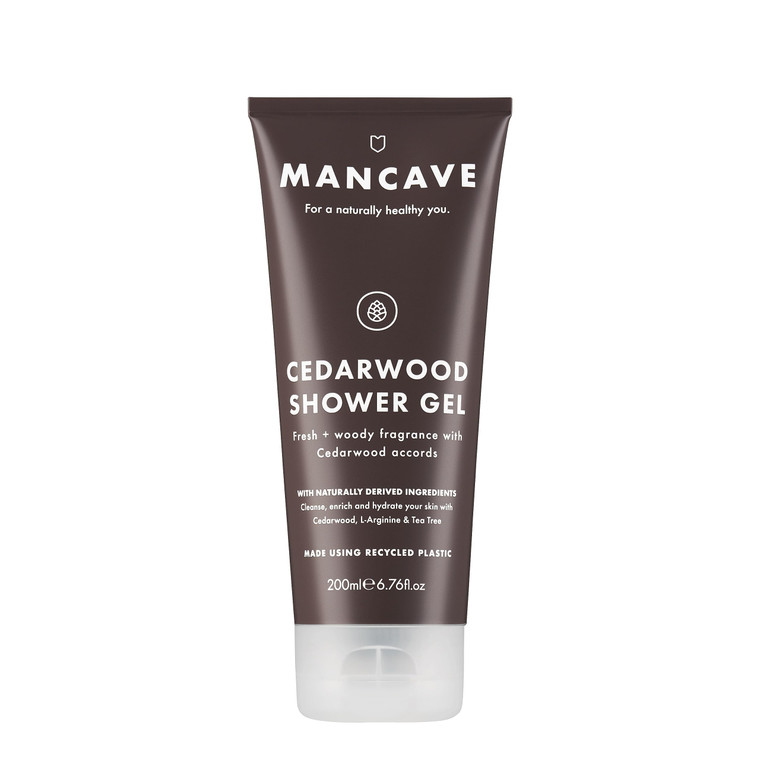 ManCave Natural Cedarwood Shower Gel 200ml