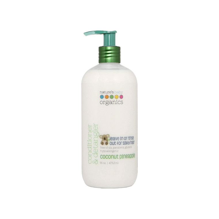 Nature's Baby Conditioner & Detangler - Formulated Specifically for Problem and Sensitive Skin - Tear Free - No Sulfate or Artificial Fragrances - Co