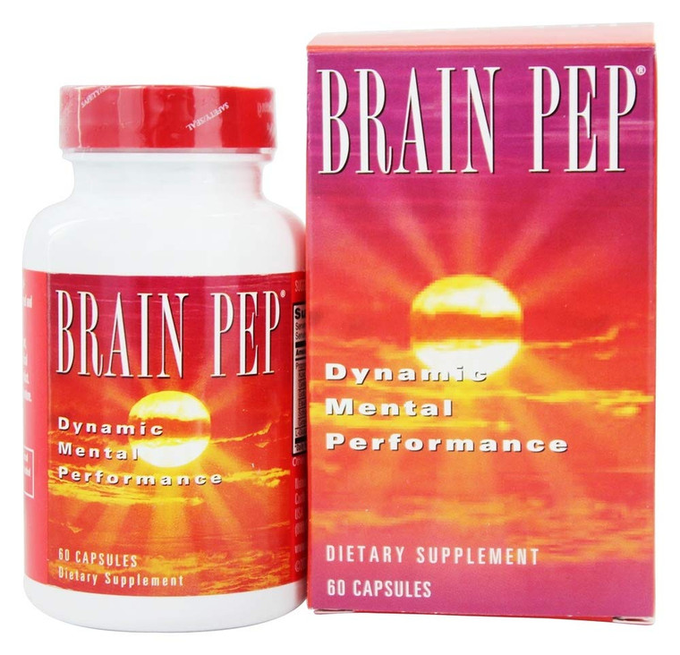 Natural Balance Brain Pep | Brain Function Supplement with Ginkgo Biloba, Kola Nut | Helps Support Improved Memory, Focus & Mental Clarity | 60 Capsu