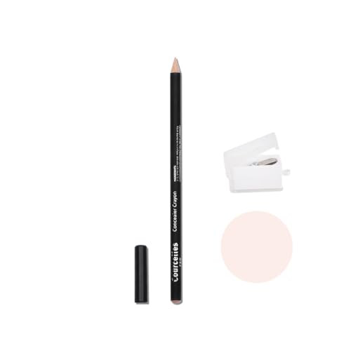 [K-Beauty Makeup] Courcelles Concealer Pencil CC706/CC707/CC708, Hard type-Natural Cover, light, medium, dark beige (CC706-Light Beige+Sharpener)
