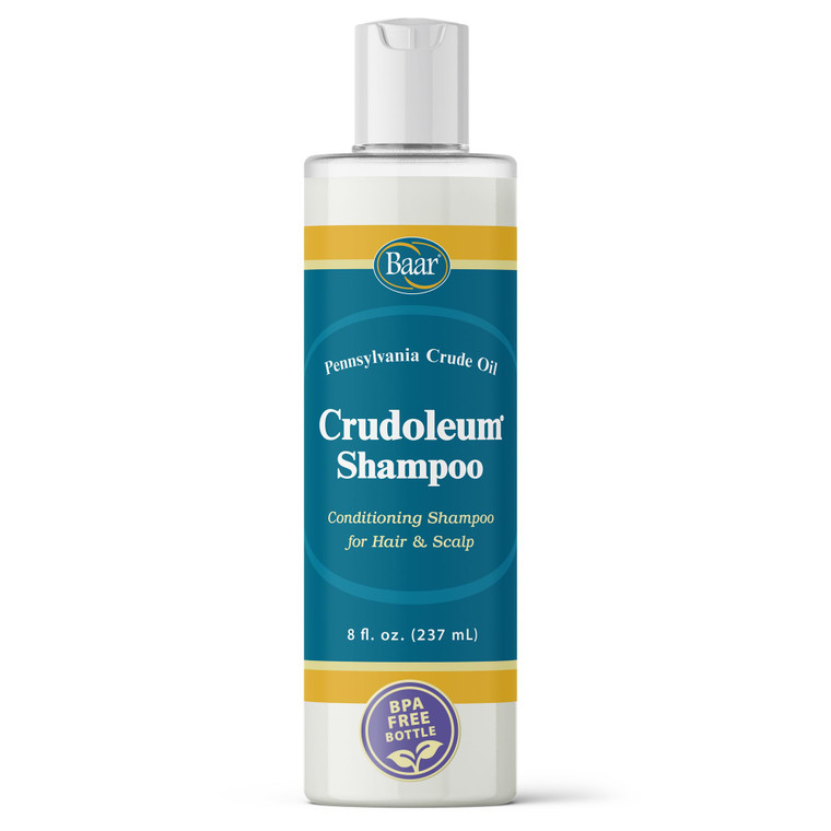 Baar Crudoleum Shampoo, 3-in-1 Pennsylvania Crude Oil Shampoo, 8 Oz.
