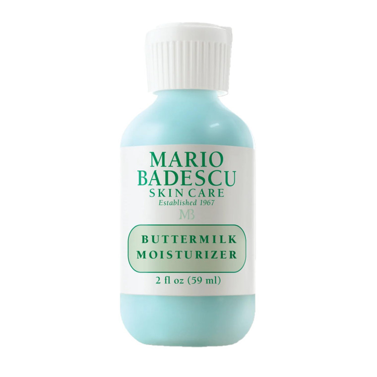 Mario Badescu Buttermilk Face Moisturizer for Women and Men, Ideal Facial Moisturizer for Combination or Dry Skin, Lactic Acid and Thyme Extract-Infu