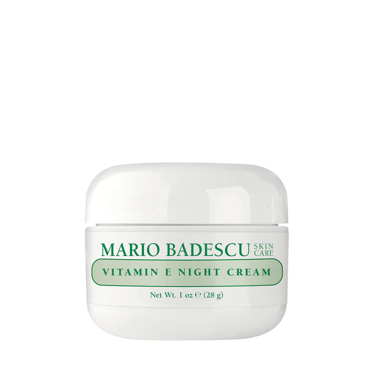 Mario Badescu Vitamin E Night Cream, Anti Wrinkle Face Cream for Dry or Sensitive Skin, Facial Skin Care Infused with Ultra-Rich Skin-Softening Oils,