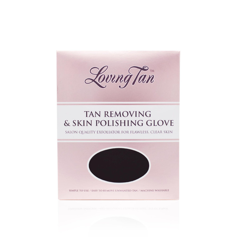 Loving Tan Reusable Self Tanner Removing & Skin Polishing Glove, Exfoliating With Light & Heavy Options, Washable & Durable Design, Suited for All Sk