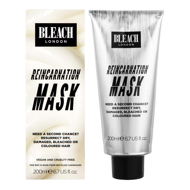 BLEACH LONDON Reincarnation Mask - Nutrient Rich, Repairs & Hydrates Dry, Damaged, Bleached or Coloured Hair, Vegan, Cruelty Free, 6.7 fl. oz.