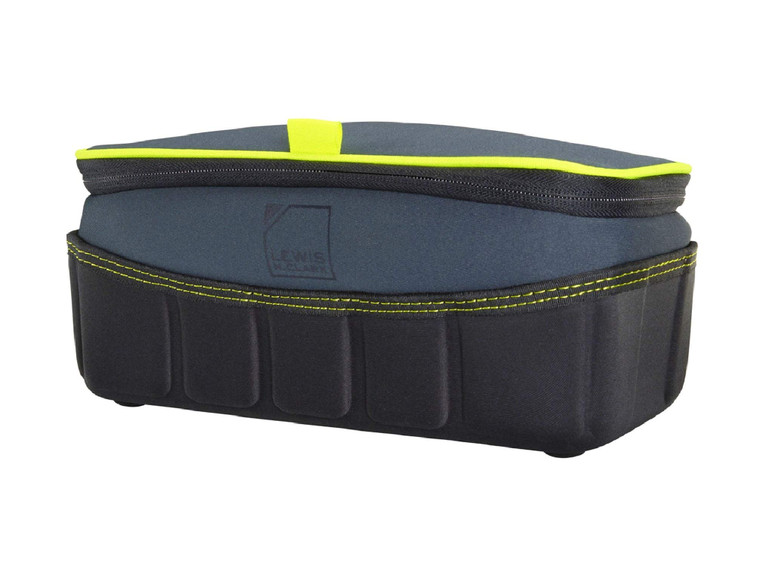 Lewis N. Clark Travelflex Toiletry Kit, Makeup Bag, Shower Caddy + Travel Organizer for Luggage, Carry-on or Suitcase, Classic Side Zip, Charcoal