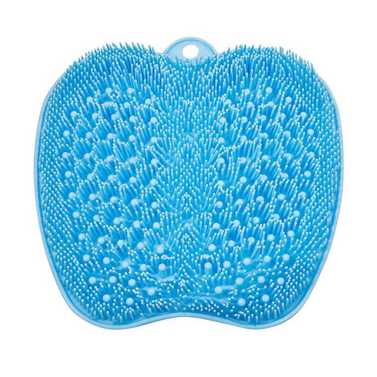 BESKAR Larger Foot Scrubber Mat with Non-Slip Suction Cups- Cleans, Smooths, Exfoliates & Massages Without Bending, Circulation & Soothes Tired Feet,