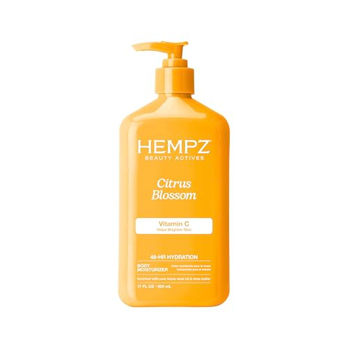 Hempz Body Lotion - Citrus Blossom Limited Edition Daily Moisturizing Cream with Vitamin C, Shea Butter, Aloe, Orange Extract, Hemp Seed Oil Body Moi