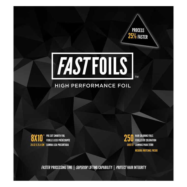 FASTFOILS 5 x 7 Inches Pre Cut Foils - Lightweight Hair Foils for Highlighting - 500 Sheets