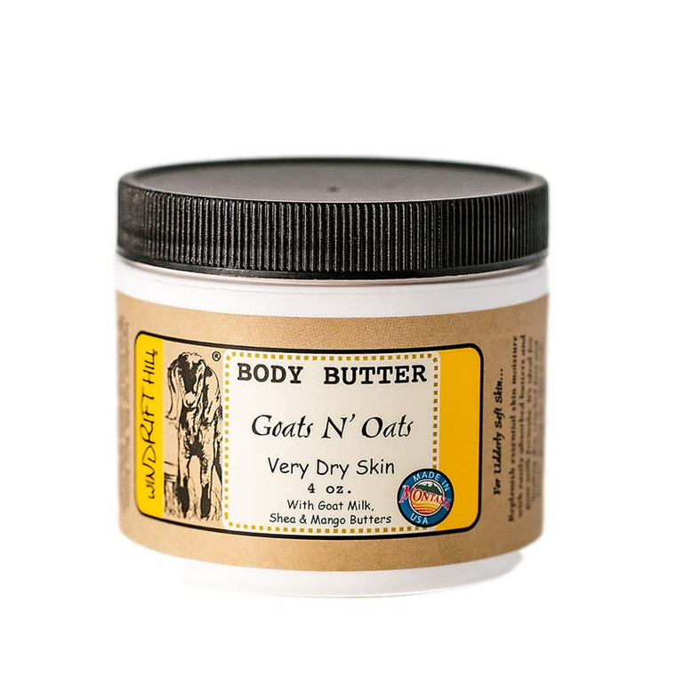 Windrift Hill Body Butter for Very Dry Skin (Goats N' Oats (Almond))