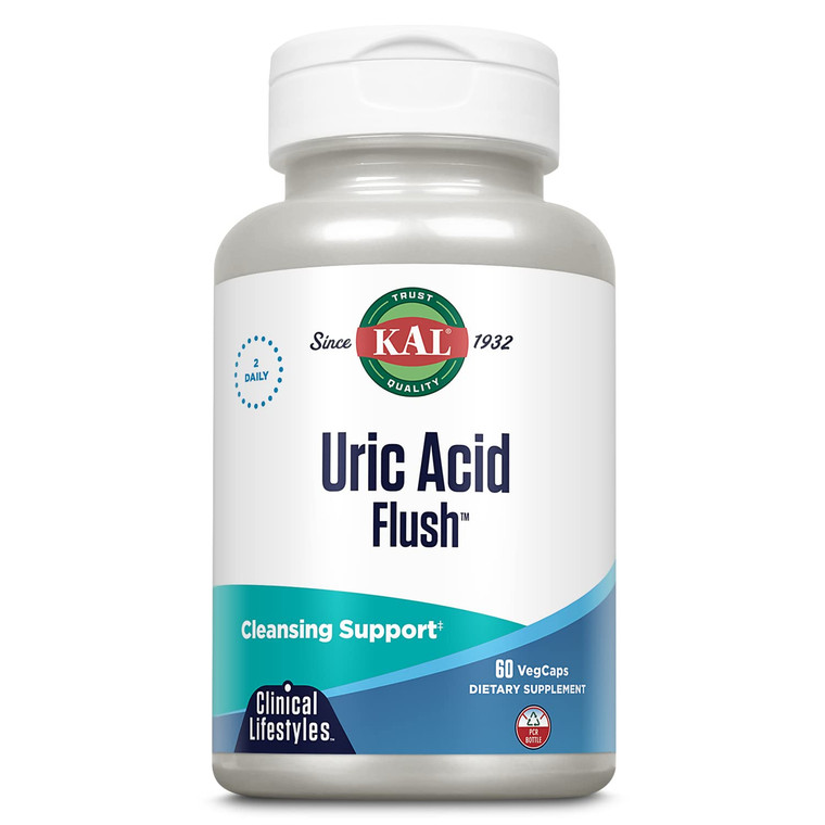 KAL Uric Acid Flush, Joint Health Supplement with Tart Cherry Extract, Celery Seed and Turmeric Extract, Joint Comfort and Mobility Support, Lab Veri