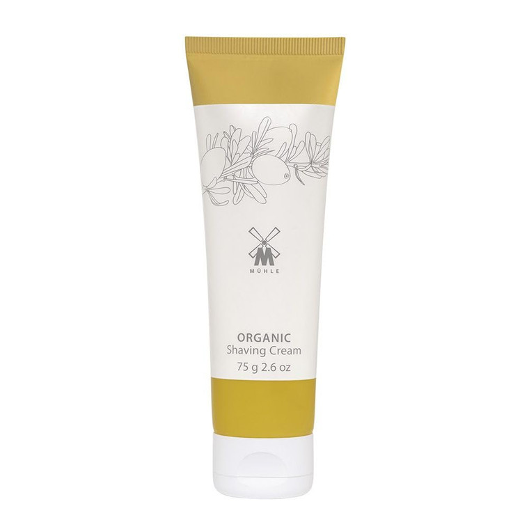 MÜHLE Organic Shaving Cream | Natural Shaving Cream with Argan Oil & other Essential Oils | TSA Travel Size Friendly | BDIH Certified | 100% Vegan |