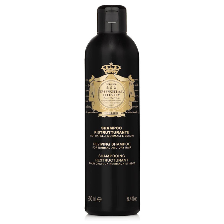 Perlier Imperial Honey Hydrating Shampoo - Luxurious Moisturizing Shampoo For Regular, Dry, Or Itchy Scalps, Help Curl And Shine Your Hair With Imper