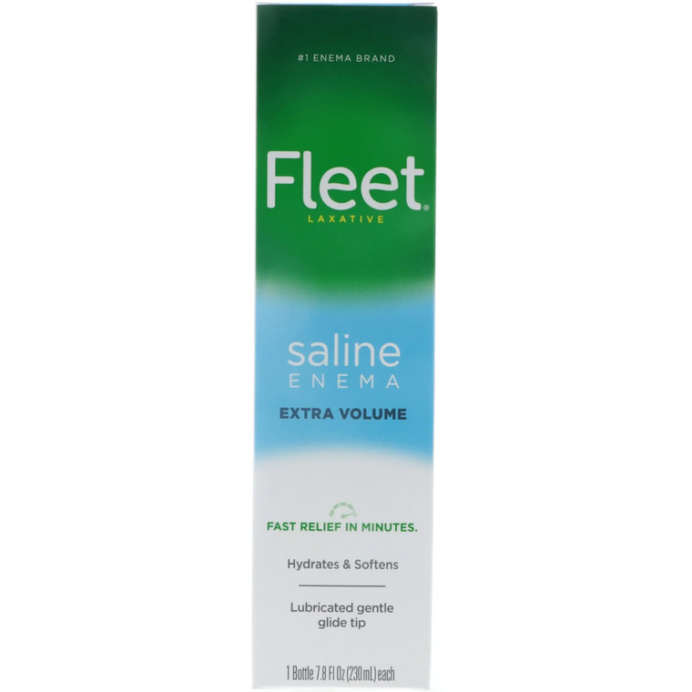 Fleet Laxative Saline Enema for Constipation | 4.5 fl oz | Pack of 6