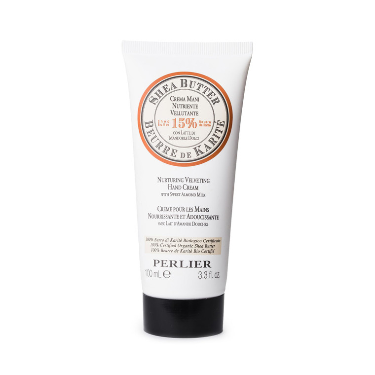 Perlier Shea Butter & Sweet Almond Milk Hand Cream, 3.3 fl oz