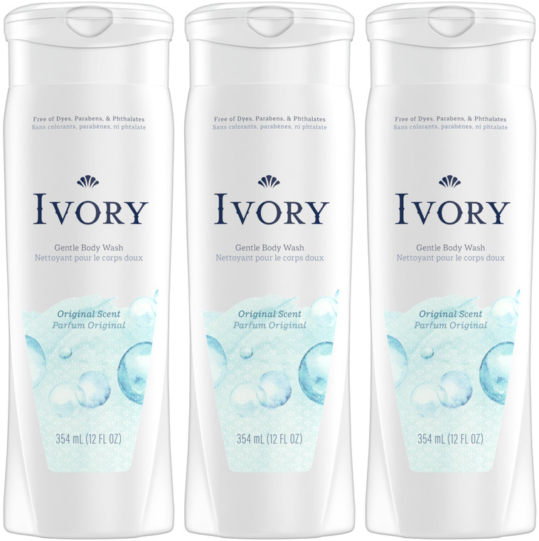 Ivory Body Wash - Original - 12 oz - 3 pk