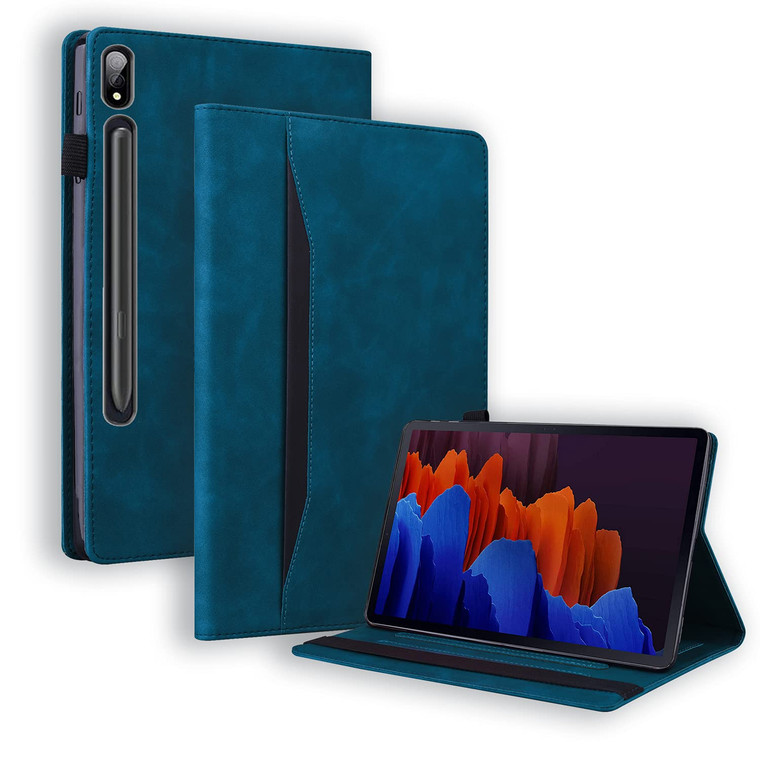 Varohix Case for Samsung Galaxy Tab S10 Plus 12.4" 2024 / S9 Plus / S9 Plus FE+ 12.4 Inch 2023 (SM-X810/SM-X816B/SM-X818U) Leather Cover Flip Stand M