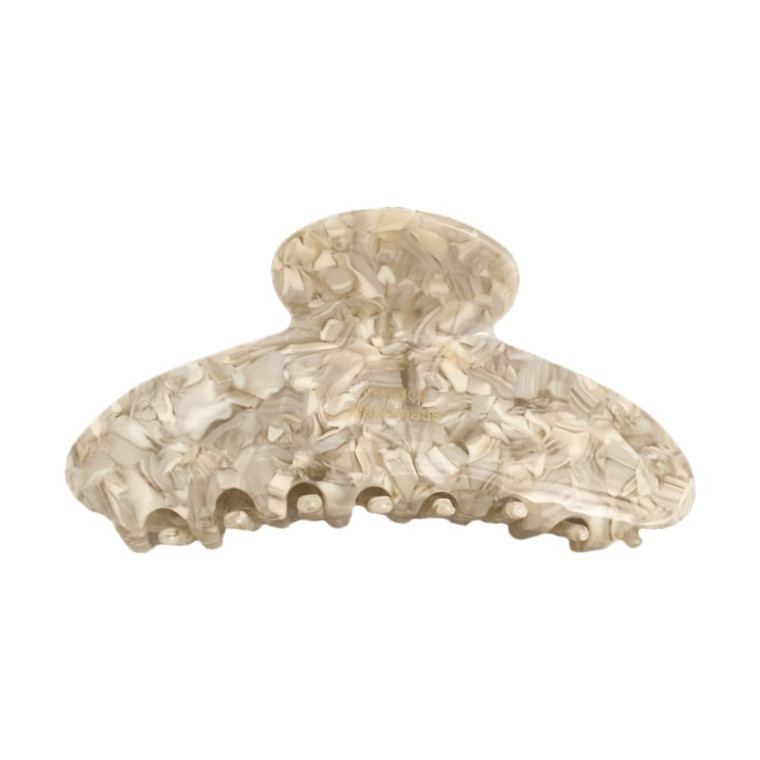 ZHOUMEIWENSP 4.13in French Large Hair Claw Clips, Tortoise Acrylic Celluloid French Butterfly Jaw Clips, Strong Hold for Thick Hair - Women & Girls (